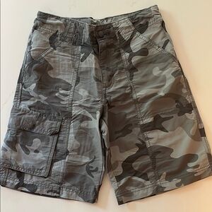 Patagonia Grey Camo Cargo Shorts